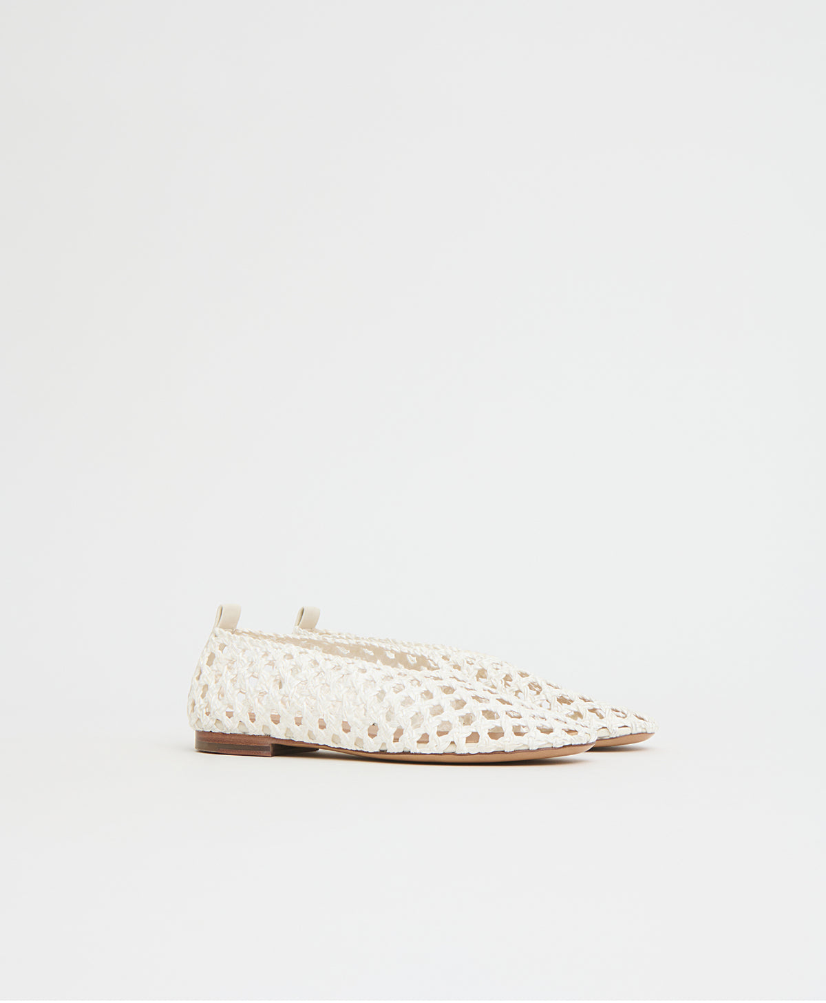 Woven Ballerina - White view 2