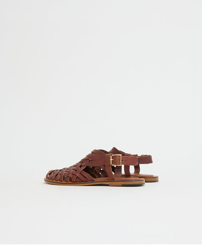 Woven Sandal - Chocolate