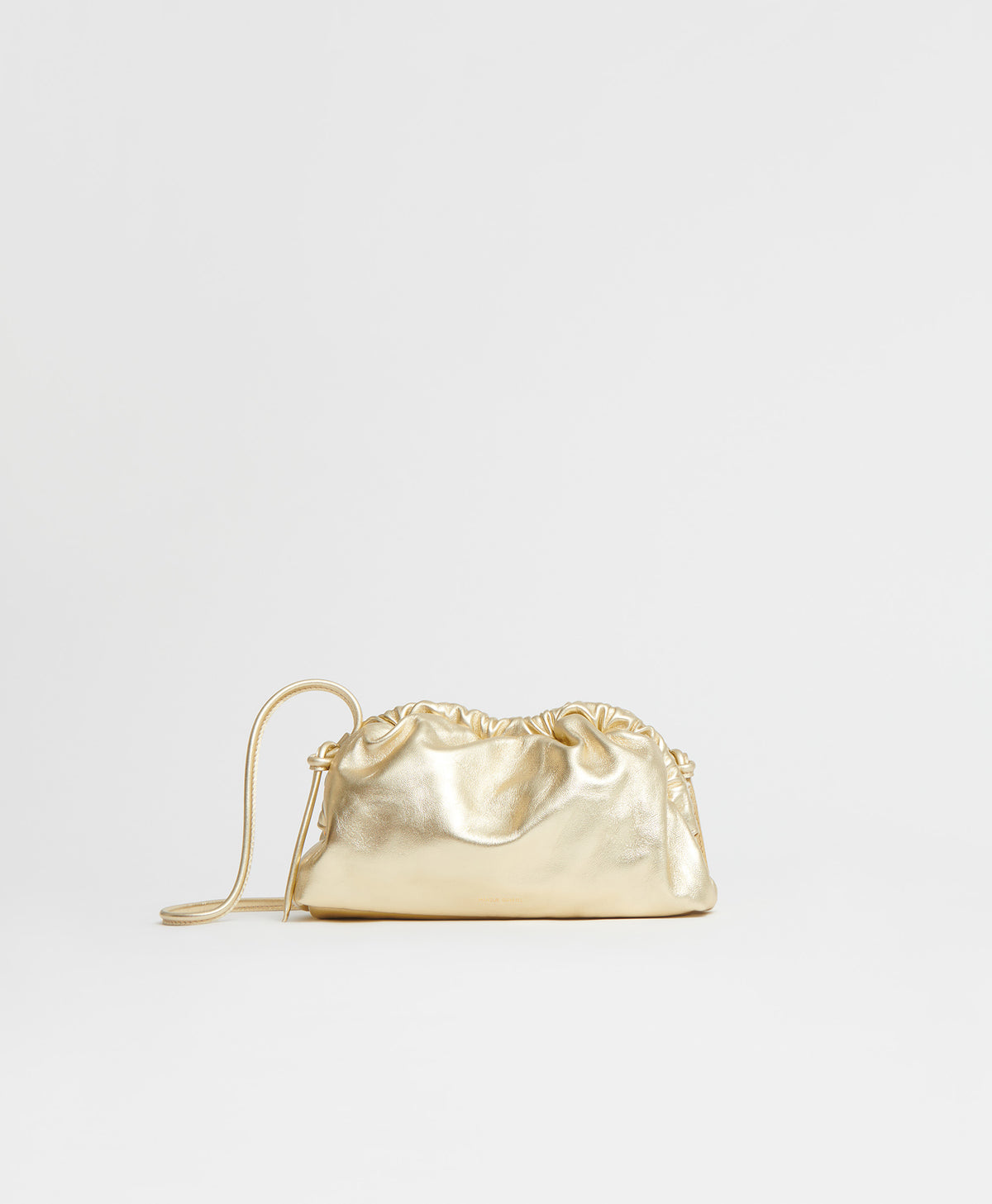 Mini Cloud Clutch  -  Gold