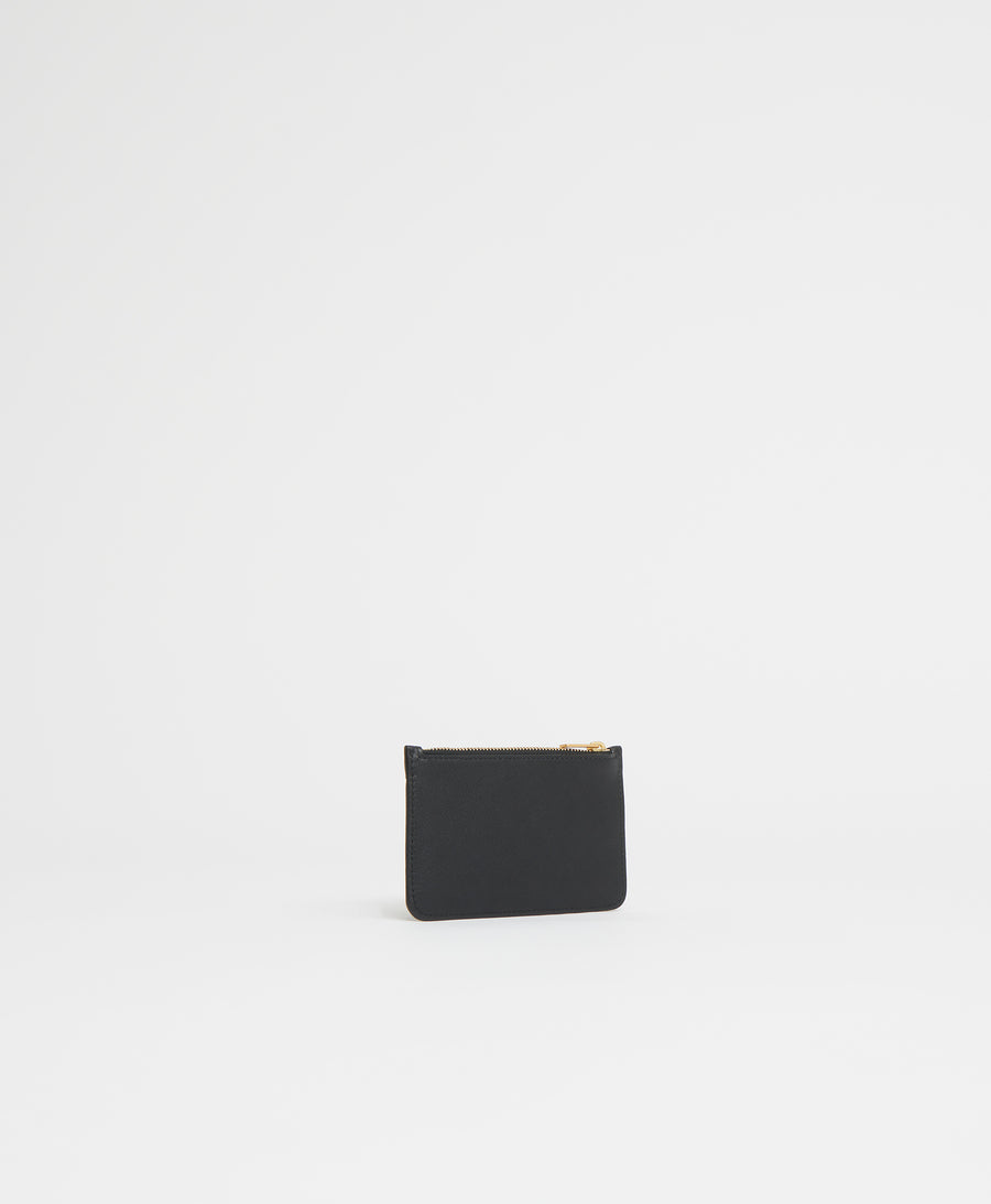 Zip Card Holder  -  Black