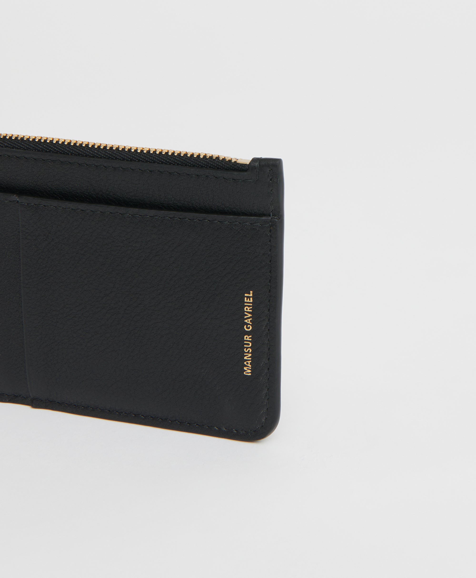 Zip Card Holder  -  Black