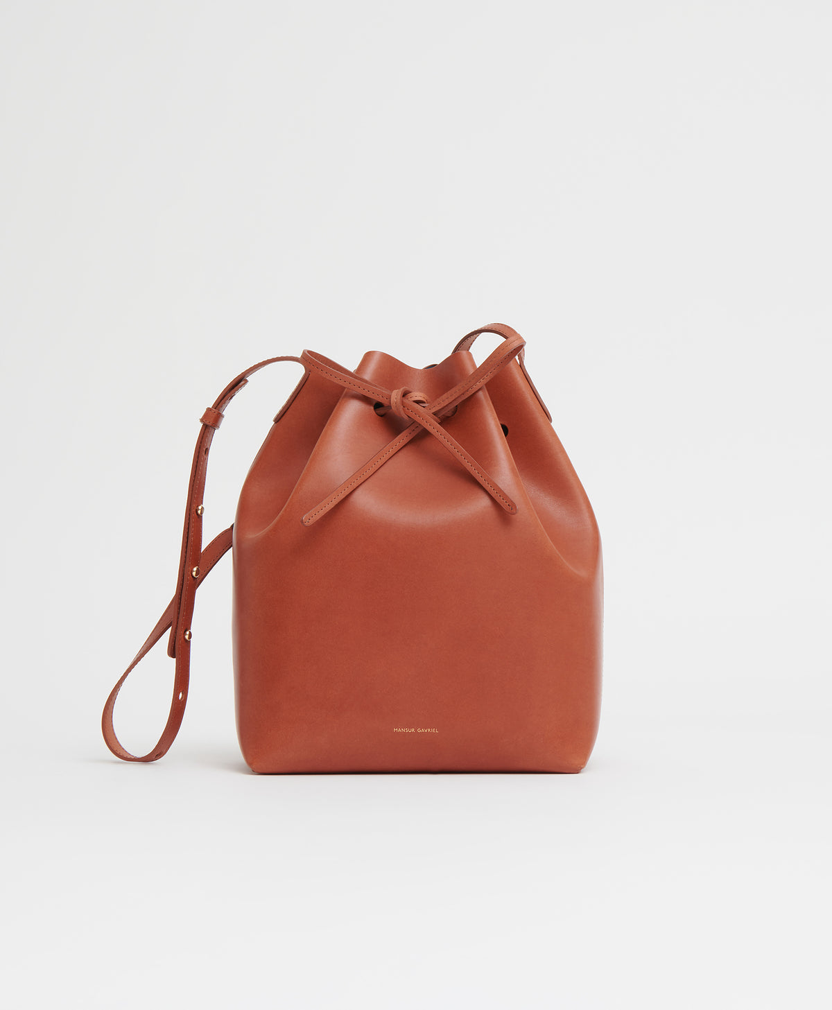 Bucket Bag  -  Brandy/Royal