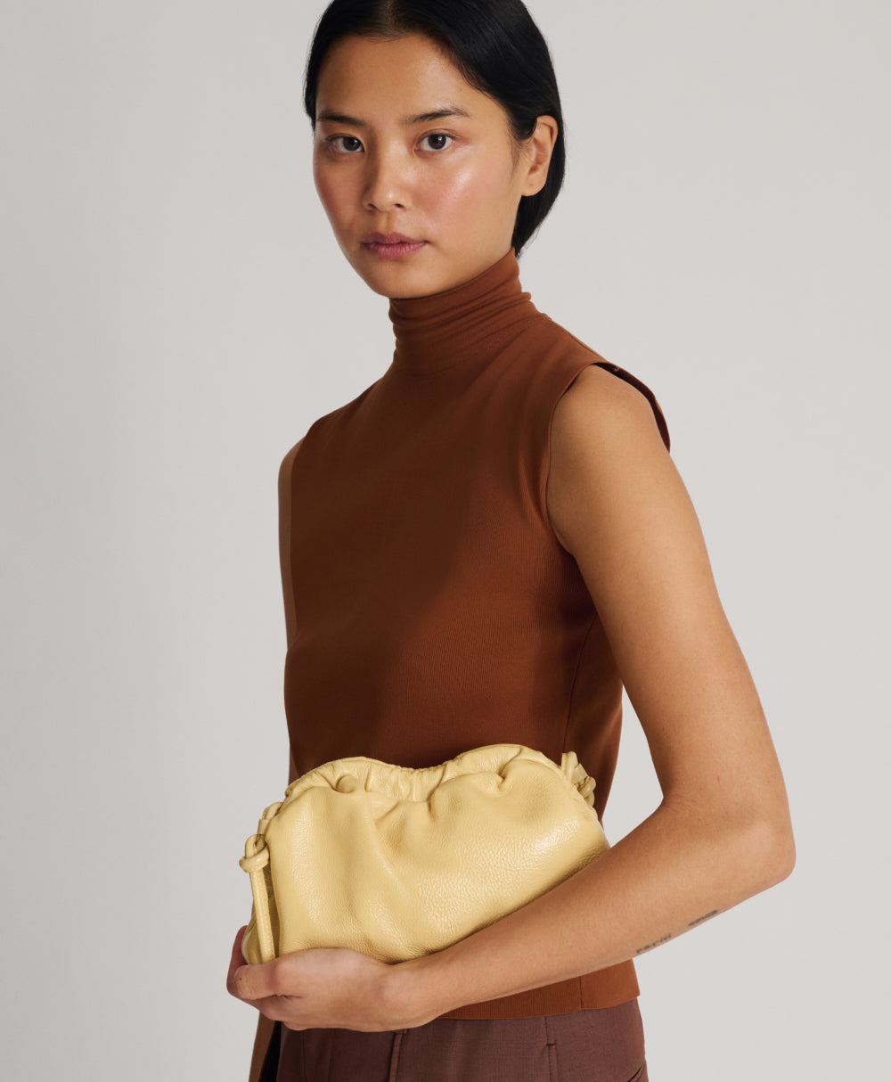 Mini Cloud Clutch  -  Butter