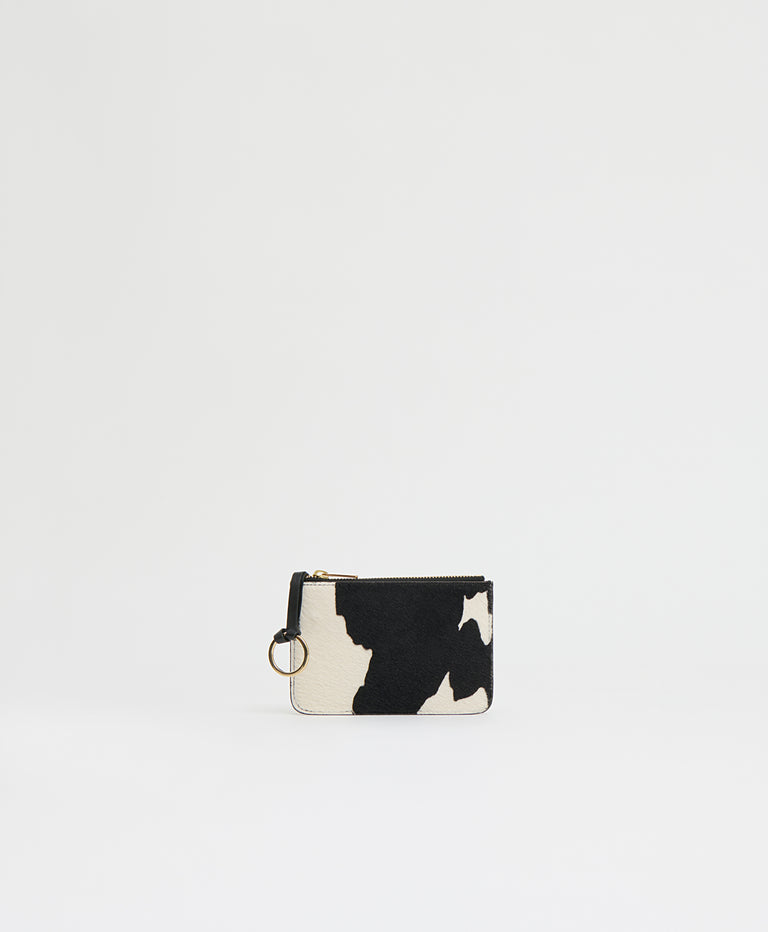 Keychain Zip Case - Printed Ponyhair