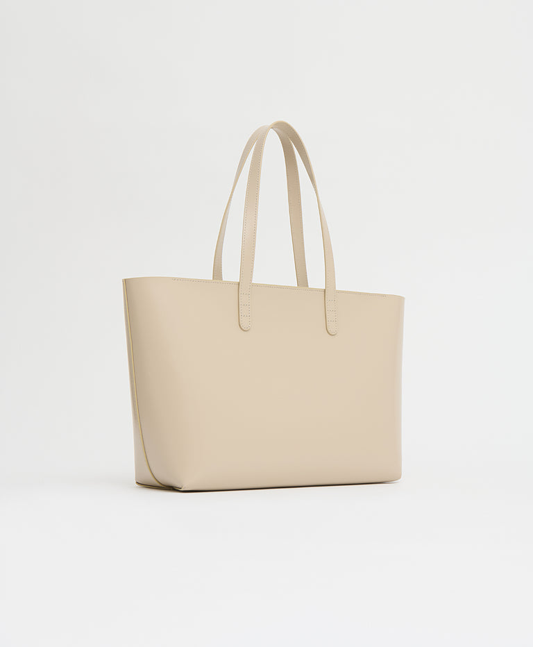 Small Zip Tote - Light Grey