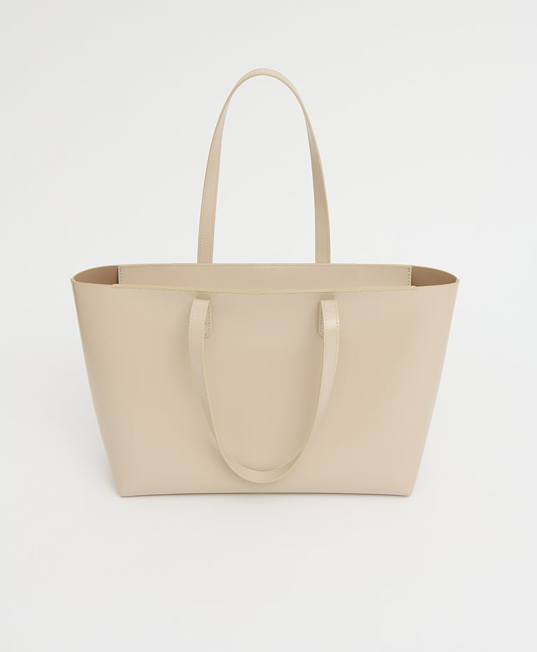 Small Zip Tote - Light Grey