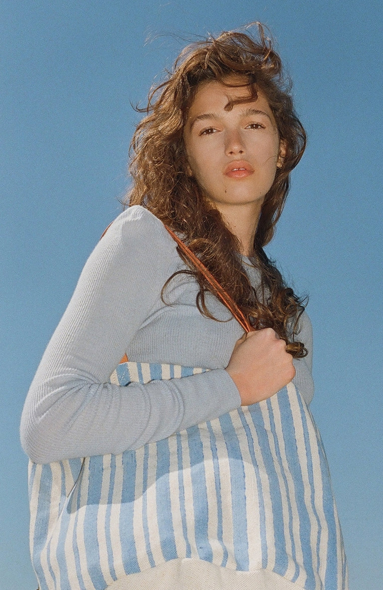 Limited Edition Pascucci Bag - Blue Stripe