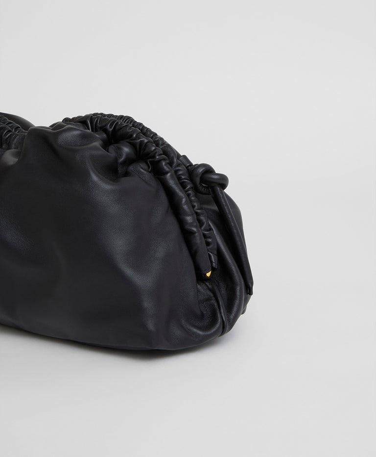 Oversized Cloud Clutch  -  Black/Flamma