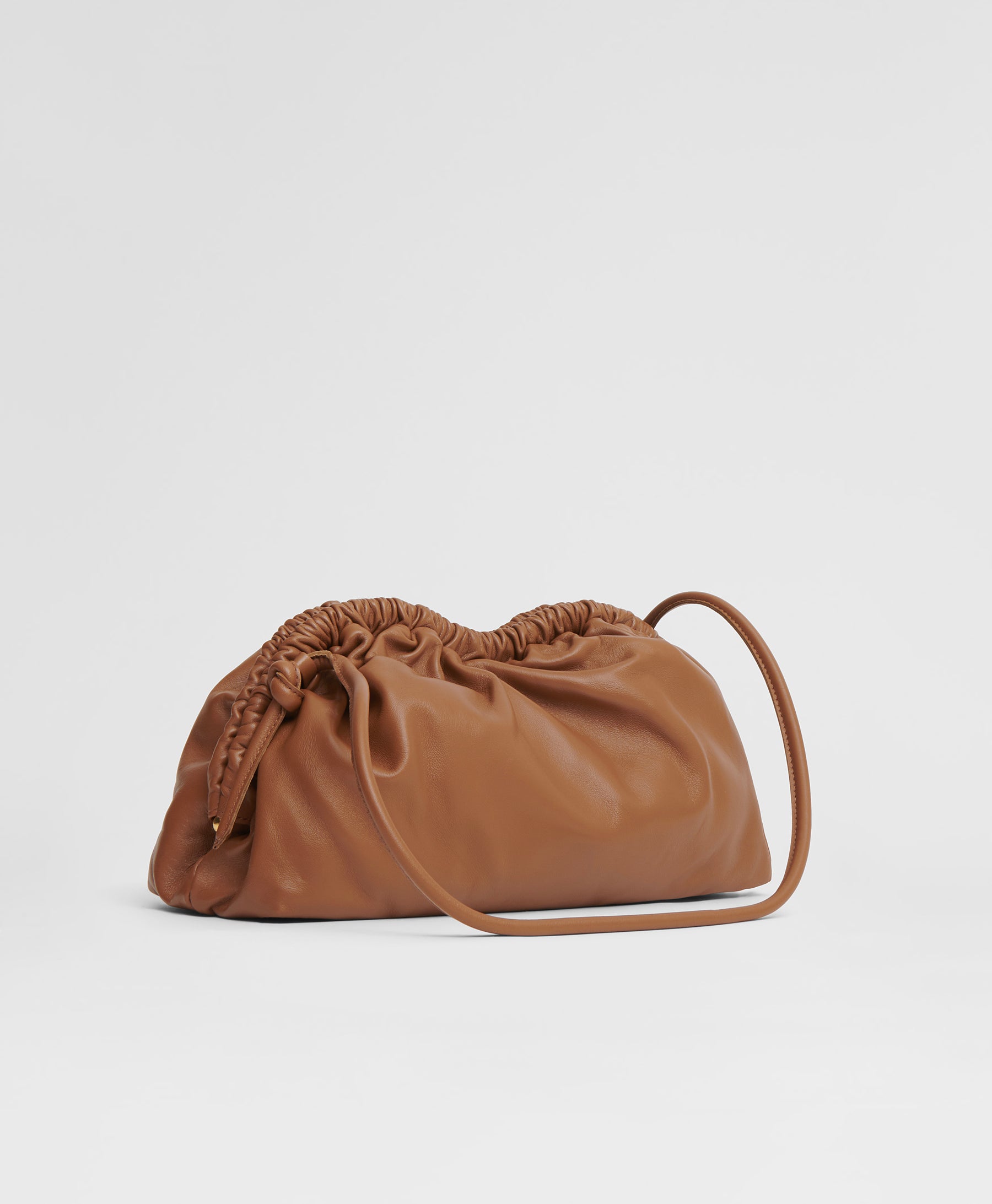 Oversized Cloud Clutch - Camel - View 2