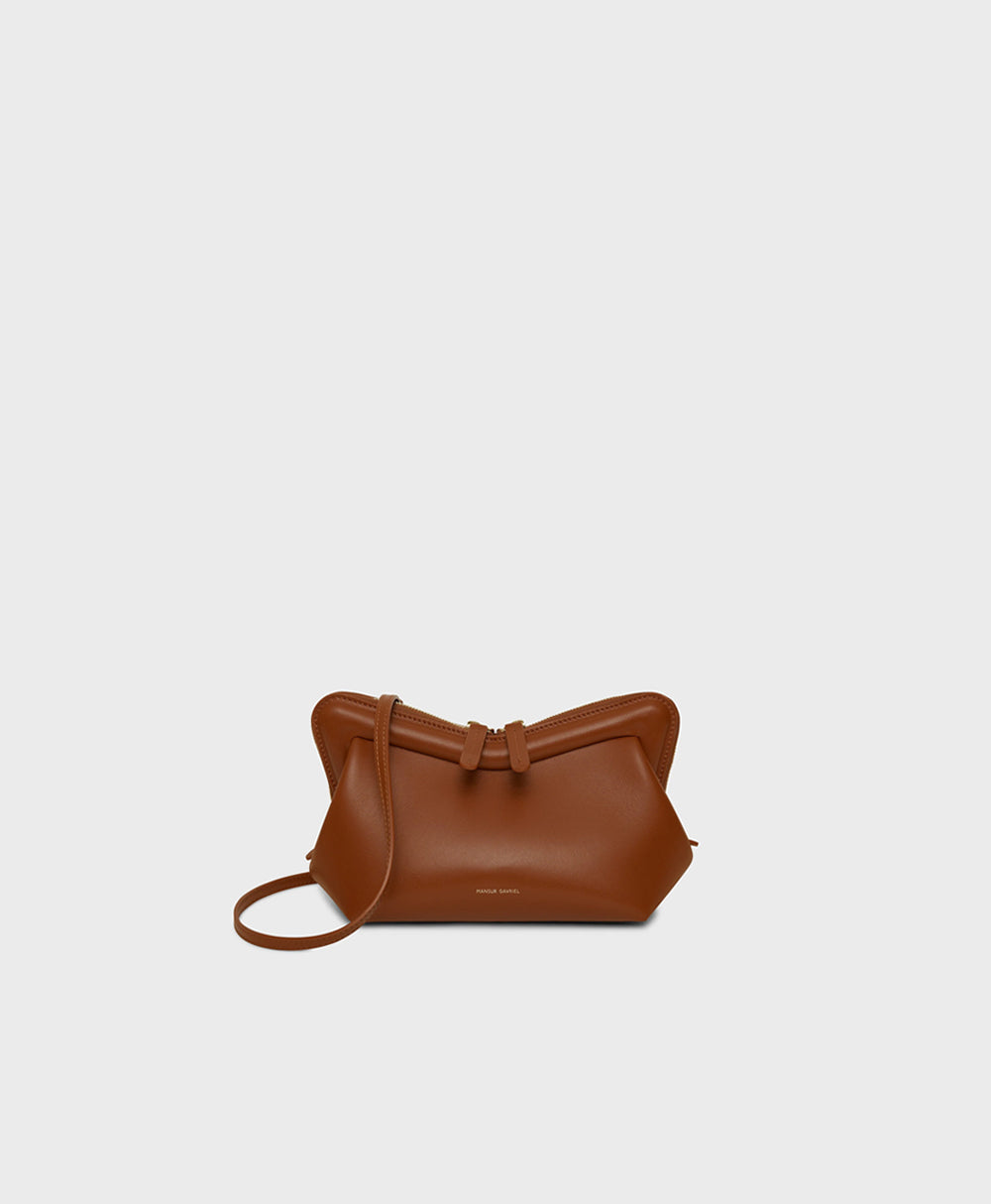 Mansur Gavriel Mini M Frame Leather Bag
