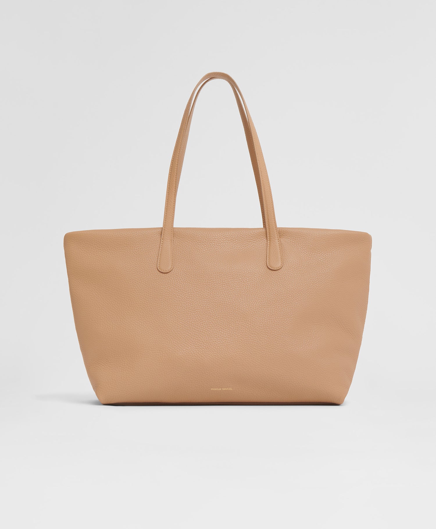 Mansur Gavriel Small Zip Tote Bag - Brown