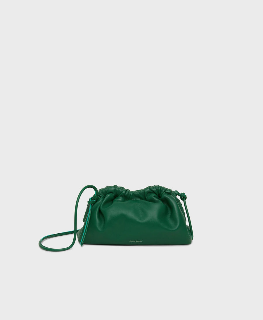 Pouch Bag With Signature Canvas Detail GREEN