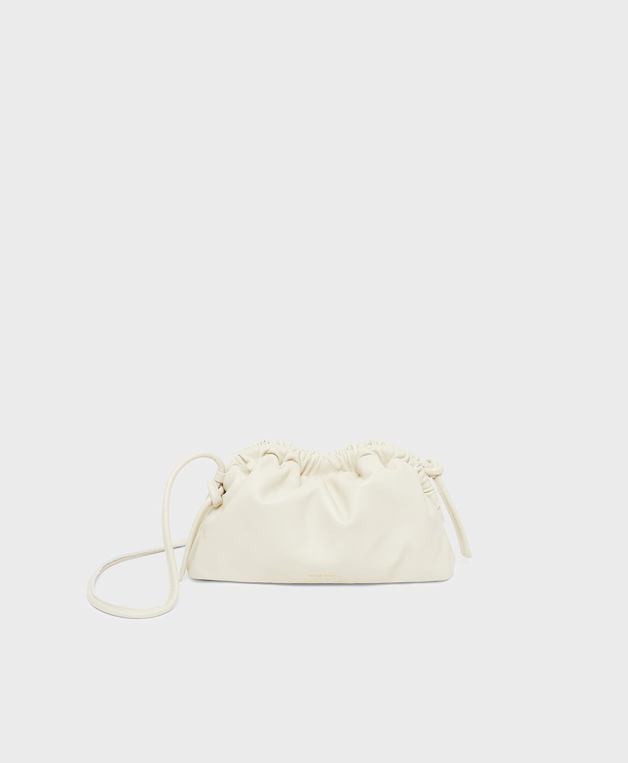 Mansur Gavriel Mini Cloud Leather Clutch in Denim