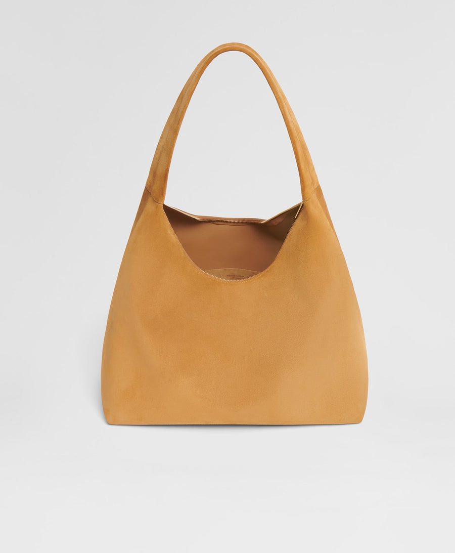 Maxi canvas shopper bag - Light beige