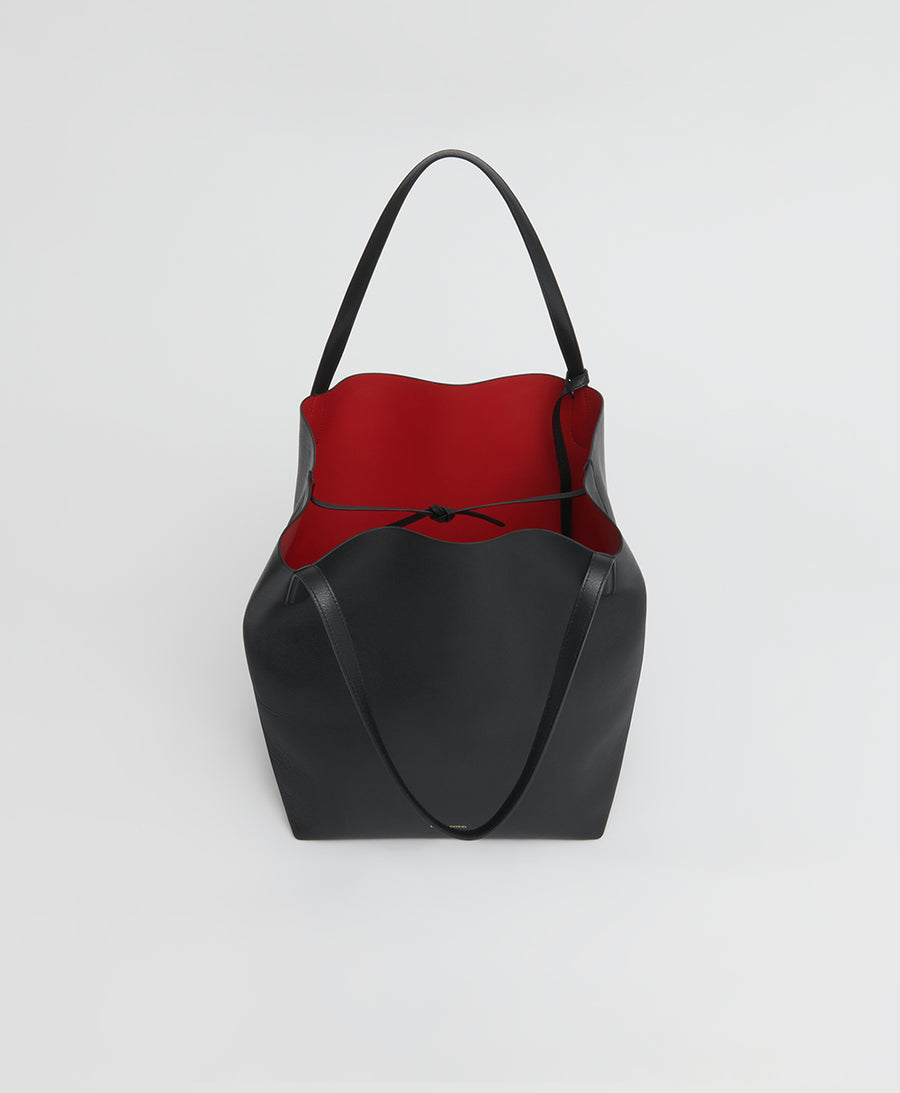 everyday soft tote - black/flamma