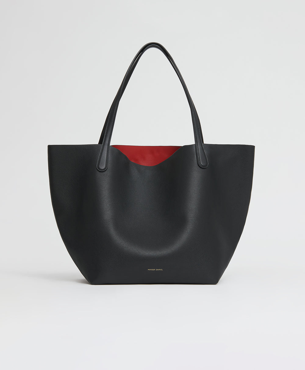 Everyday Soft Tote  -  Black/Flamma