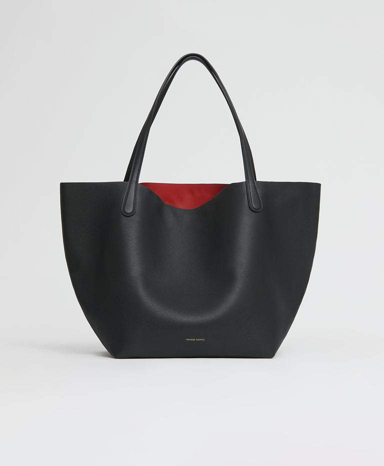 Everyday Soft Tote  -  Black/Flamma
