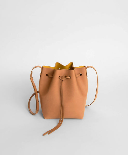 Vegan Apple Bucket Bag - Cammello/Sun