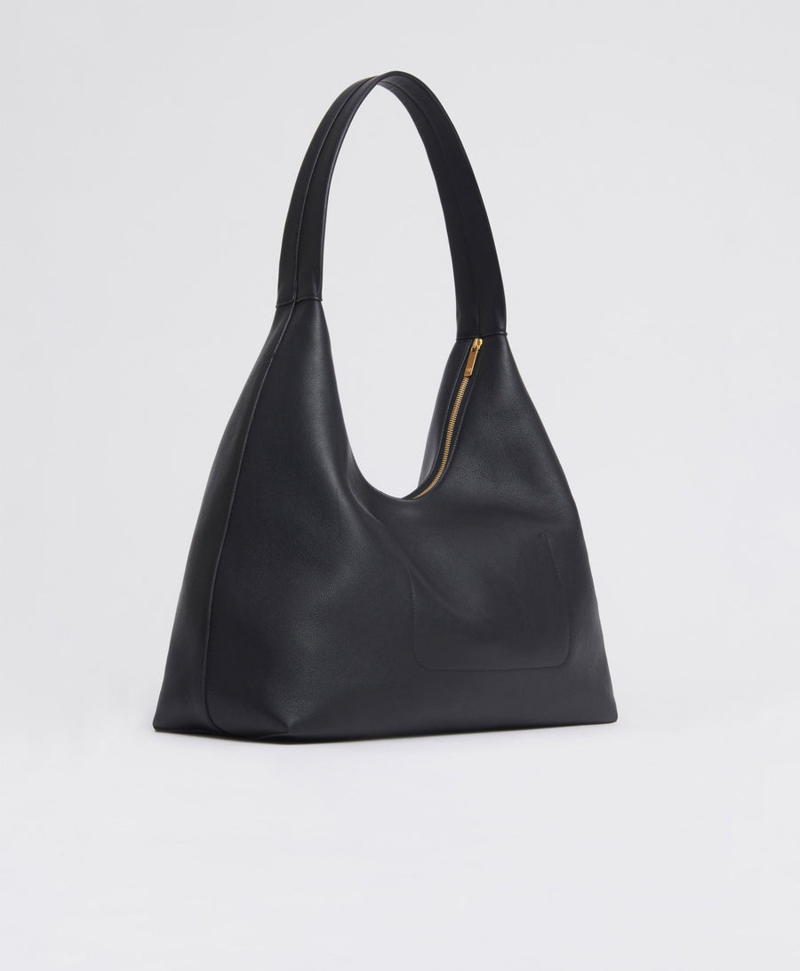 Sand/coffee Nappa Leather Hobo Bag