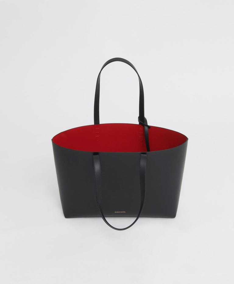 Small Tote  -  Black/Flamma